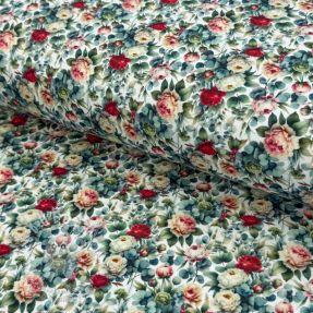Úplet VISCOSE LYCRA HEAVY Iris design C digital print