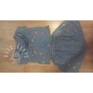 Bavlněná látka JEANS FOIL Unicorn light blue
