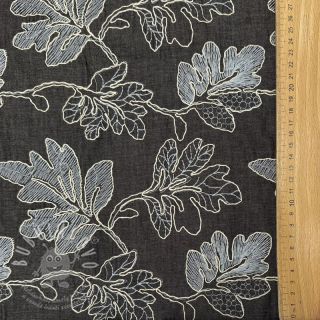 Bavlněná látka JEANS EMBROIDERY Lisa design D