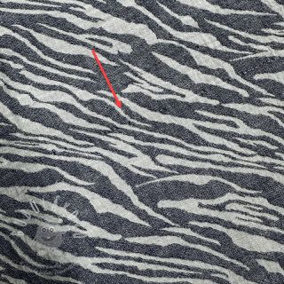Dvojitá gázovina/mušelín Animal pattern navy II.třída