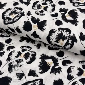 Viskóza se lnem Cayena design A digital print