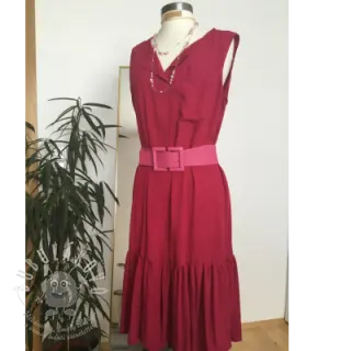 Bavlněný popelín cerise