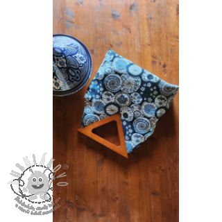 Dekorační látka jacquard Kusmi bleu
