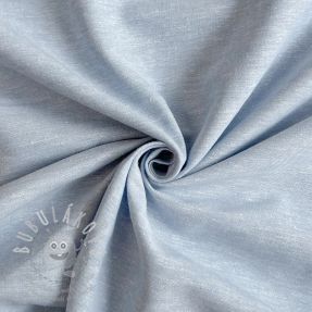 Len s bavlnou Lico light blue