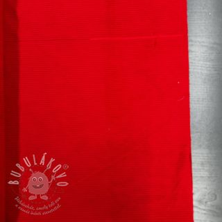 Manšestr 6W COTTON TOUCH red II.třída