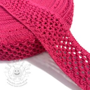 Guma pletená 5 cm fuchsia