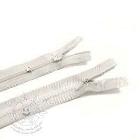 Zip skrytý nastavitelný 60 cm off white