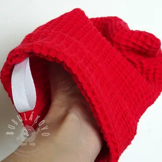 Bavlna s vaflovou vazbou red