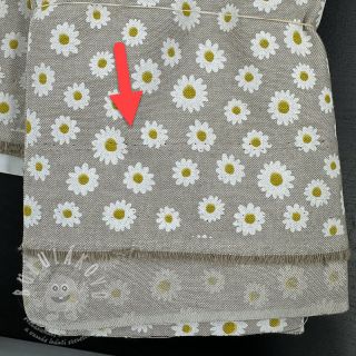 Dekorační látka Linenlook Daisy sweet garden II.třída