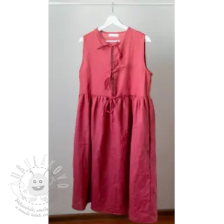 Len předepraný 170 g rose pink
