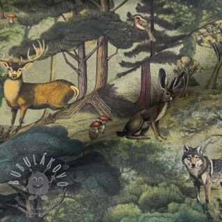 Dekorační látka Forest Heritage Art digital print