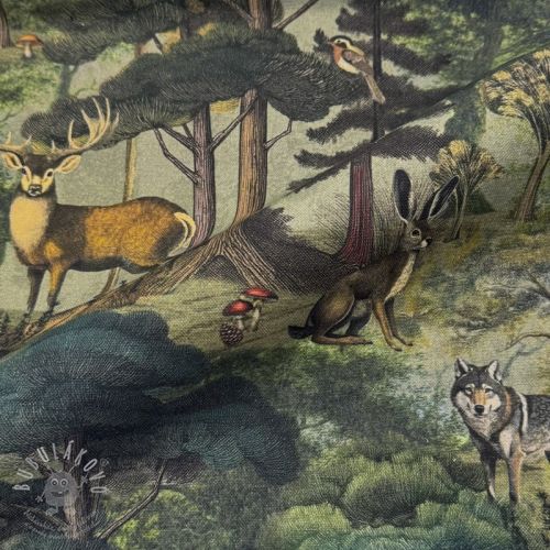 Dekorační látka Forest Heritage Art digital print