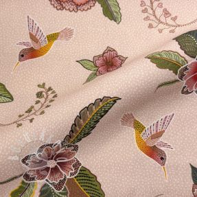 Dekorační látka Floral Kolibri Art digital print