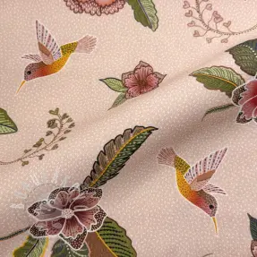 Dekorační látka Floral Kolibri Art digital print