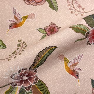 Dekorační látka Floral Kolibri Art digital print