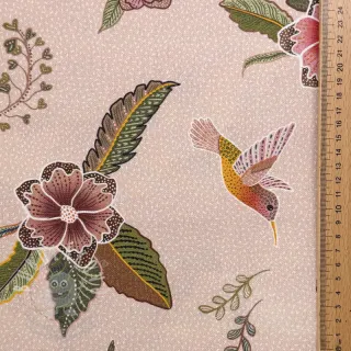 Dekorační látka Floral Kolibri Art digital print