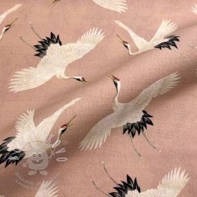 Dekorační látka Crane Bird Dream digital print