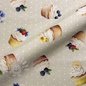 Dekorační látka Cupcake Bake Off digital print