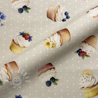 Dekorační látka Cupcake Bake Off digital print