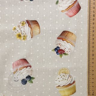 Dekorační látka Cupcake Bake Off digital print