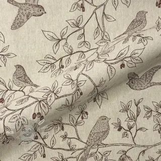 Dekorační látka Linenlook premium Branch Bird Song