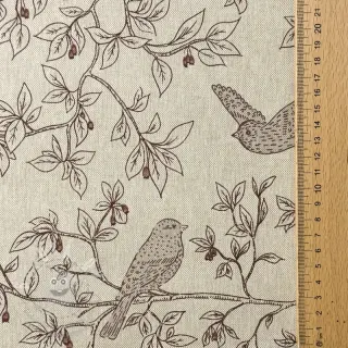 Dekorační látka Linenlook premium Branch Bird Song