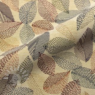 Dekorační látka GOBELIN PREMIUM Stitch Sketch Leaf