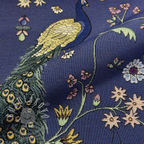 Dekorační látka GOBELIN PREMIUM Peacock Garden Dream