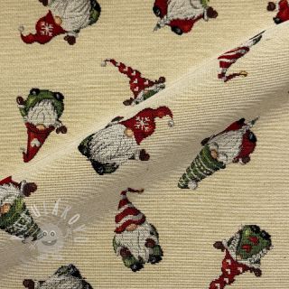 Dekorační látka GOBELIN PREMIUM Tomte Holiday Joy