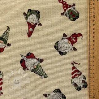 Dekorační látka GOBELIN PREMIUM Tomte Holiday Joy