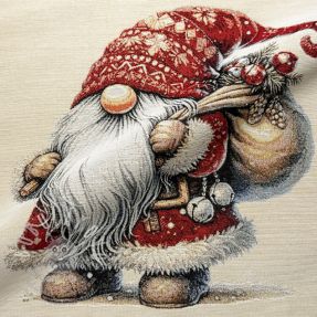 Dekorační látka GOBELIN PREMIUM Happy Gnome PANEL