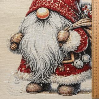 Dekorační látka GOBELIN PREMIUM Happy Gnome PANEL