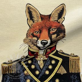 Dekorační látka GOBELIN PREMIUM Fox Admiral Statue PANEL