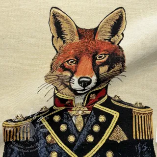Dekorační látka GOBELIN PREMIUM Fox Admiral Statue PANEL