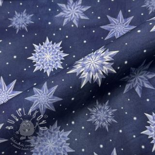 Bavlněná látka Ice Star Frozen