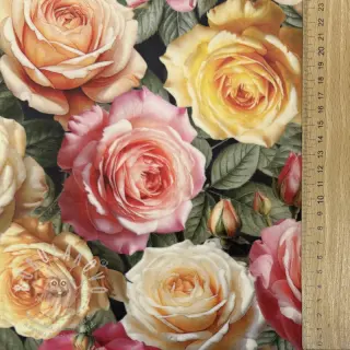 Dekorační látka VELVET Romantic Rose Charm