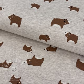 Úplet Bears light sand melange