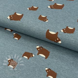 Úplet Bears smoke blue melange