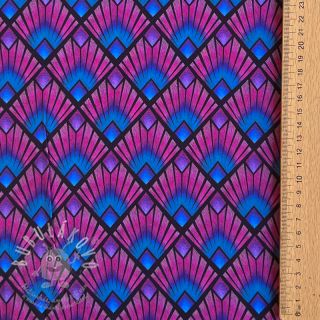 Viskóza RADIANCE Graphic navy digital print