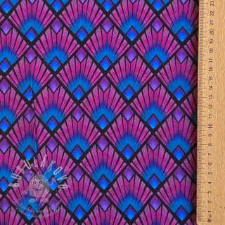 Viskóza RADIANCE Graphic navy digital print
