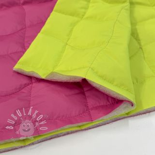 Prošev Graphic square pink lime