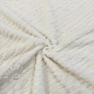 Umělá kožešina Stripes ecru