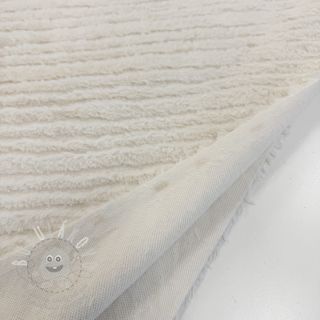 Umělá kožešina Stripes ecru