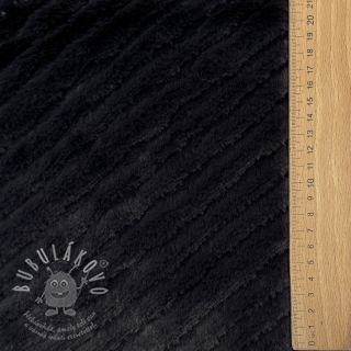 Umělá kožešina Stripes anthracite