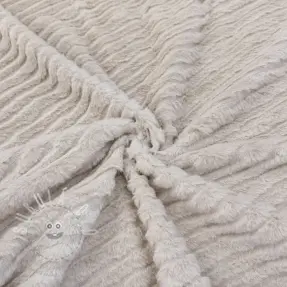Umělá kožešina Stripes beige