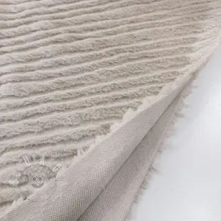 Umělá kožešina Stripes beige
