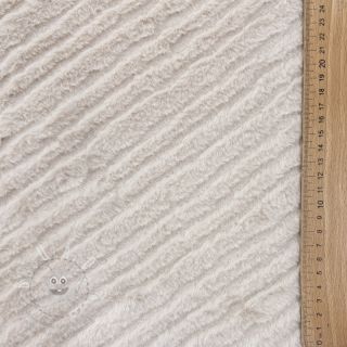 Umělá kožešina Stripes beige