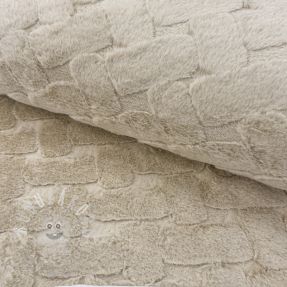 Umělá kožešina Abstract ecru