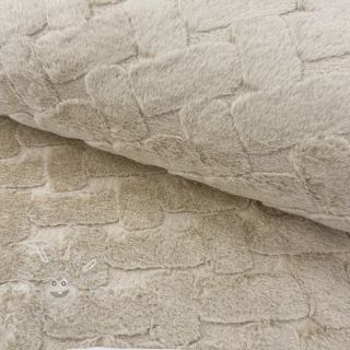 Umělá kožešina Abstract ecru