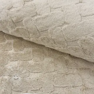 Umělá kožešina Abstract ecru